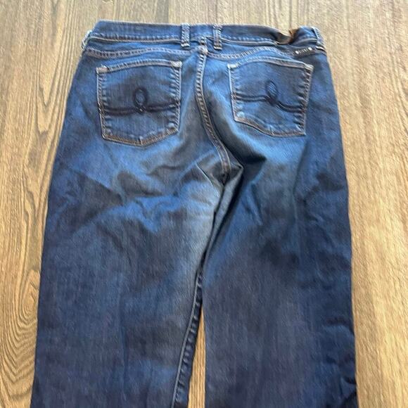 Lucky Brand Sofia Straight Jeans Mid-Rise Denim Medium Wash Blue Size 14/32 - Picture 12 of 12